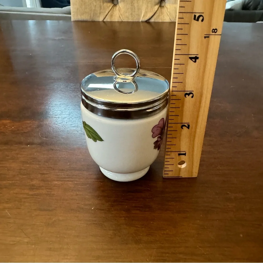 Royal Worcester Atsley King Size Egg Coddler Porcelain